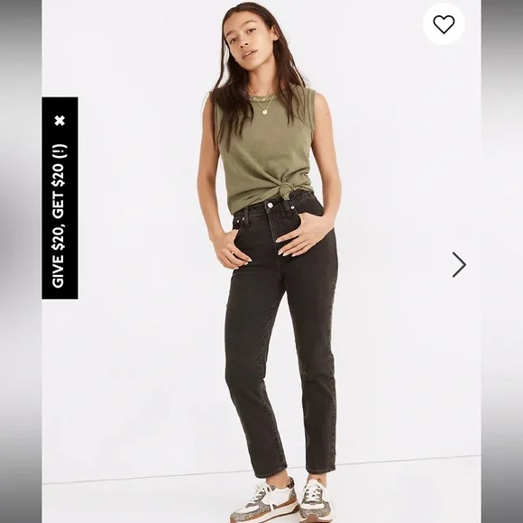 Madewell Curvy Perfect Vintage Jeans in Lunar Wash - Picture 1 of 3